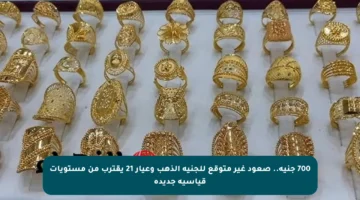 700 جنيه.. صعود غير متوقع للجنيه الذهب وعيار 21 يقترب من مستويات قياسية جديدة